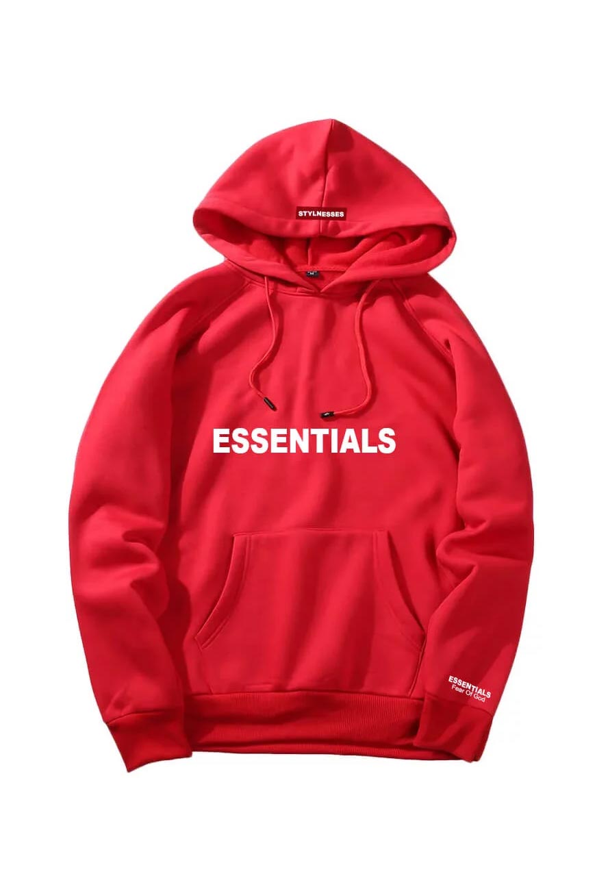 Red Essentials Hoodie: The Must-Have Wardrobe Staple
