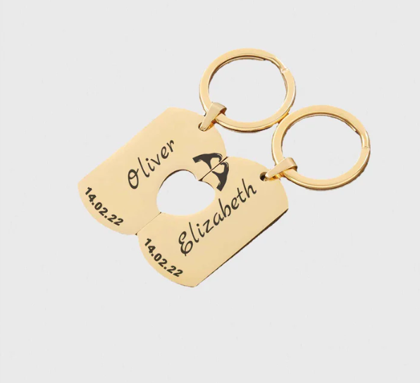 Engraved keychains