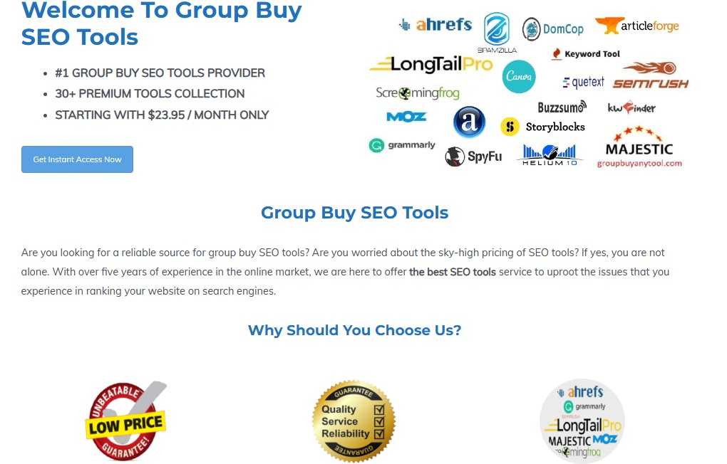 SEO Group Buy Ahrefs is the Best Cheapest SEO Tools Service
