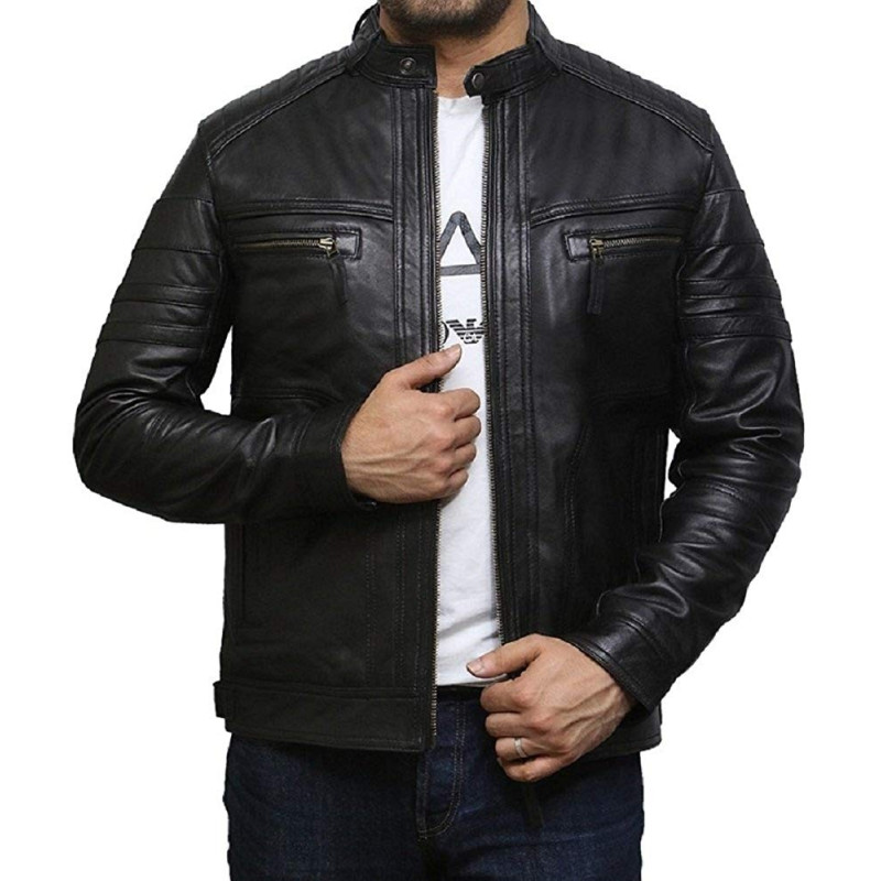 Effortlessly Cool: Elevating Everyday Looks with a Men Black Leather Jacket